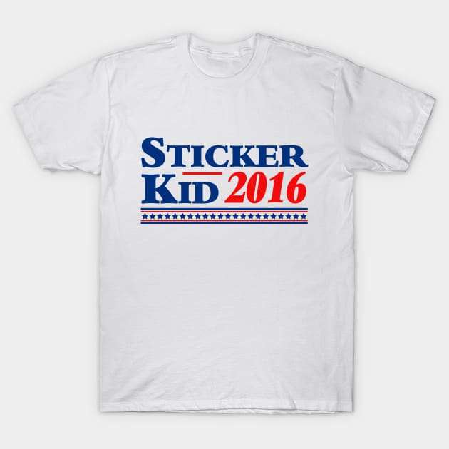 Sticker Kid 2016 Shirt T-Shirt by dumbshirts